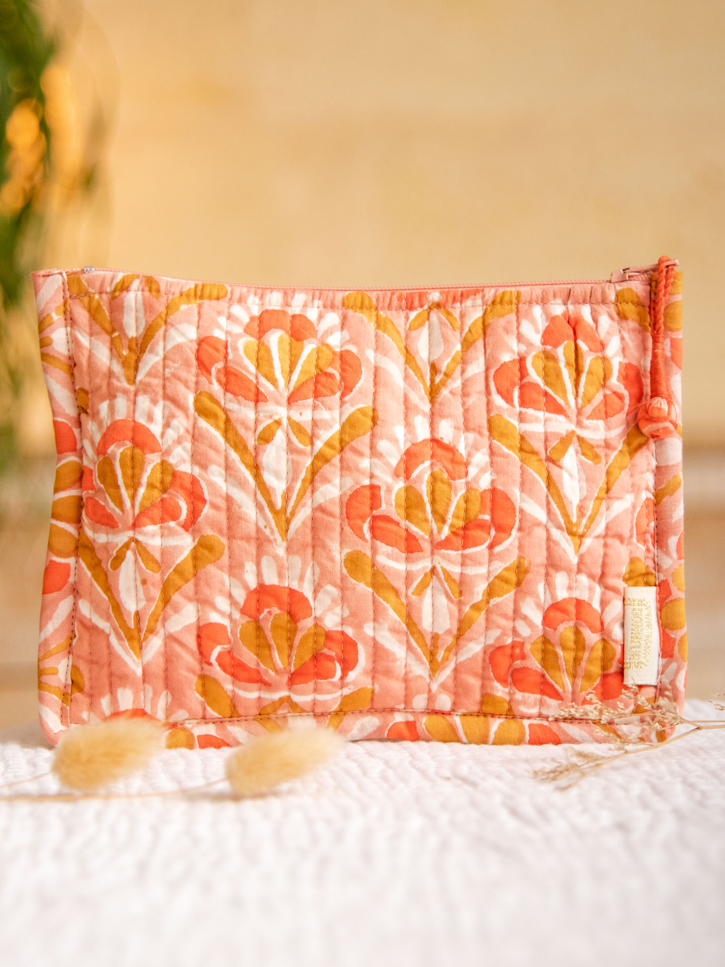 Image illustrative de l'article "Petite pochette - Seventies Terracotta"