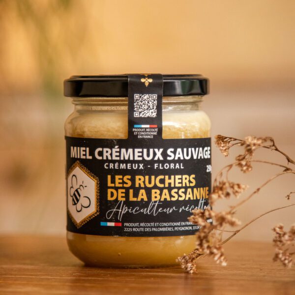 Image illustrative de l'article "Miel - Crémeux sauvage 250g"