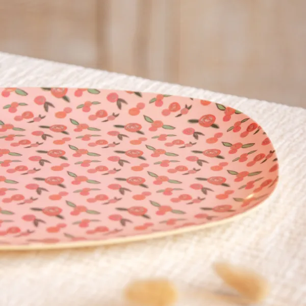 Image illustrative de l'article "Plateau – rose is a rose print"