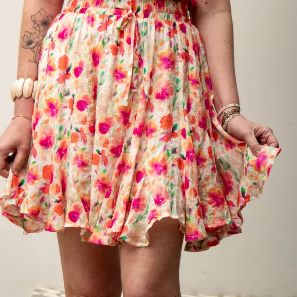 Image illustrative de l'article "Jupe imprimé coloré HAWAI"