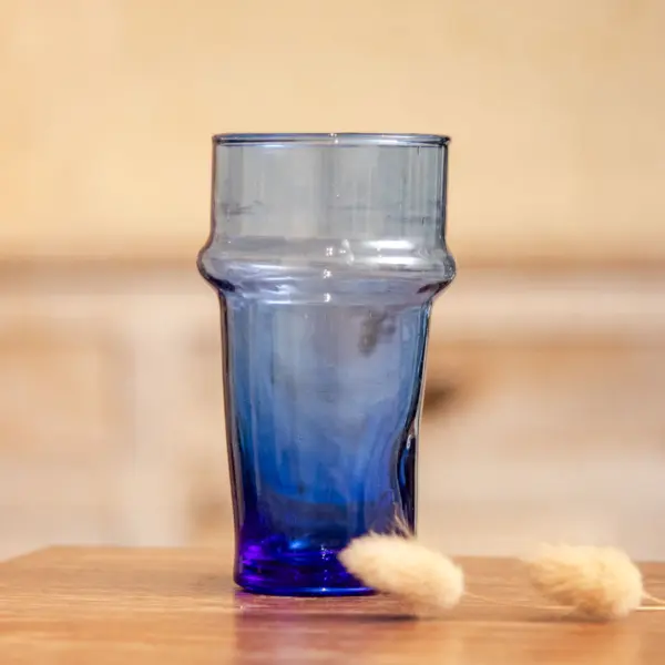 Image illustrative de l'article "Verre Beldi bleu 12cm"