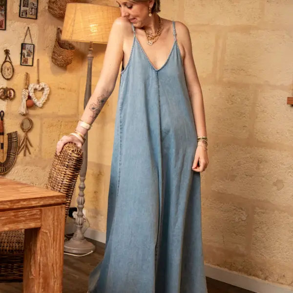 Image illustrative de l'article "Robe longue jean CARAMBOLE"