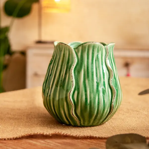 Image illustrative de l'article "Elros Vase, Verte, Grès"