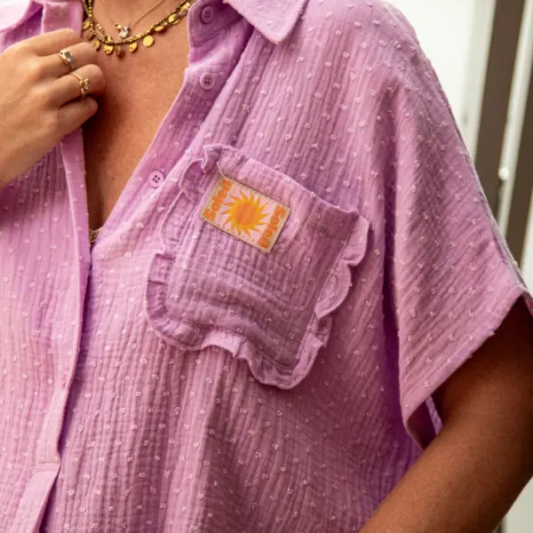 Image illustrative de l'article "Chemise mauve FAUSTINE"