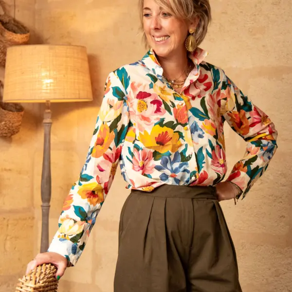 Image illustrative de l'article "Chemise fleur NANCY"